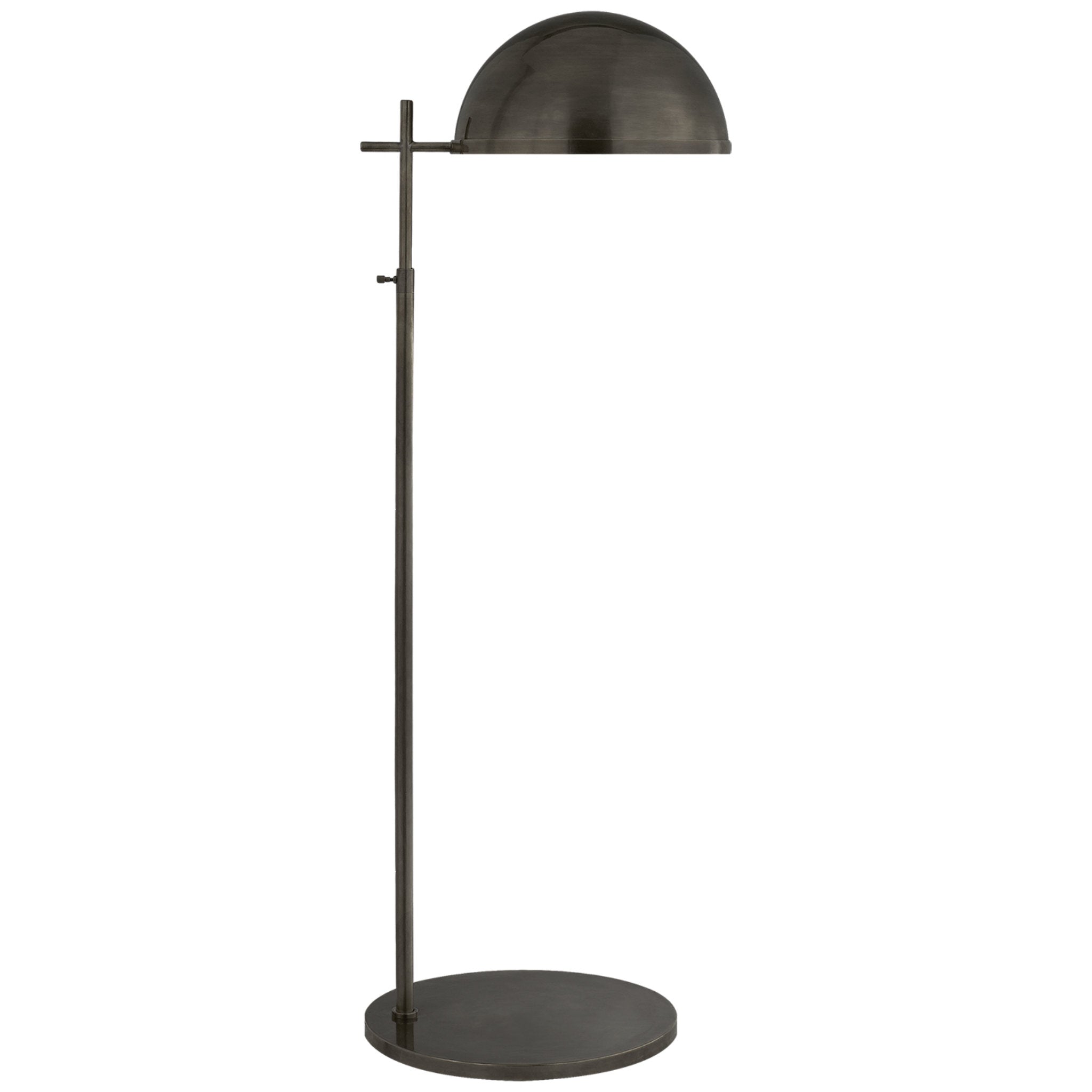 Leaning Matt Brass Floor Lamp with Black Shade - ID 11028 – London Lighting  Limited