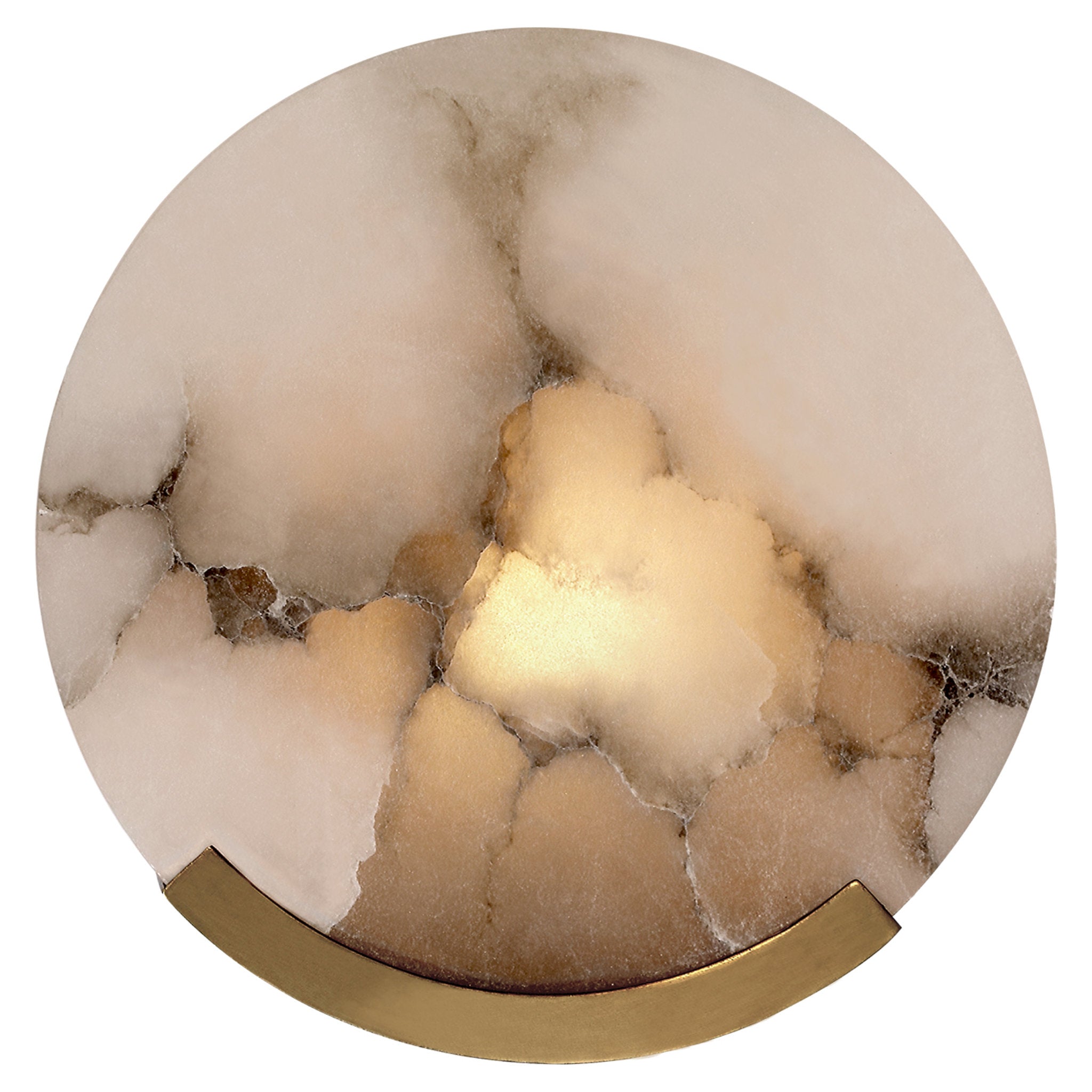 KW2116ABALB by Visual Comfort - Covet Double Box Sconce in  Antique-Burnished Brass with Alabaster