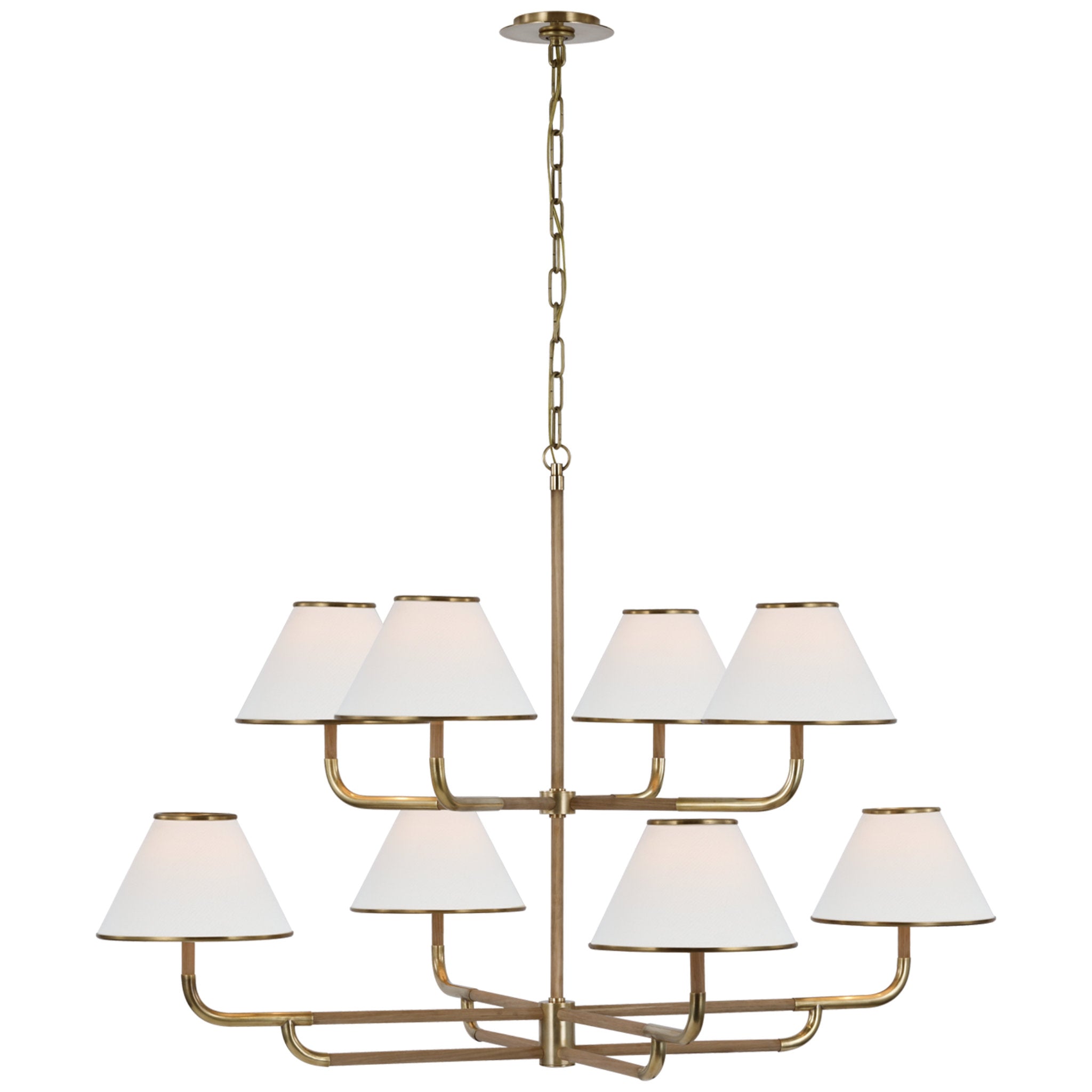 Visual Comfort Signature Rigby Grande 4-Light Chandelier by Marie Flanigan  - 54