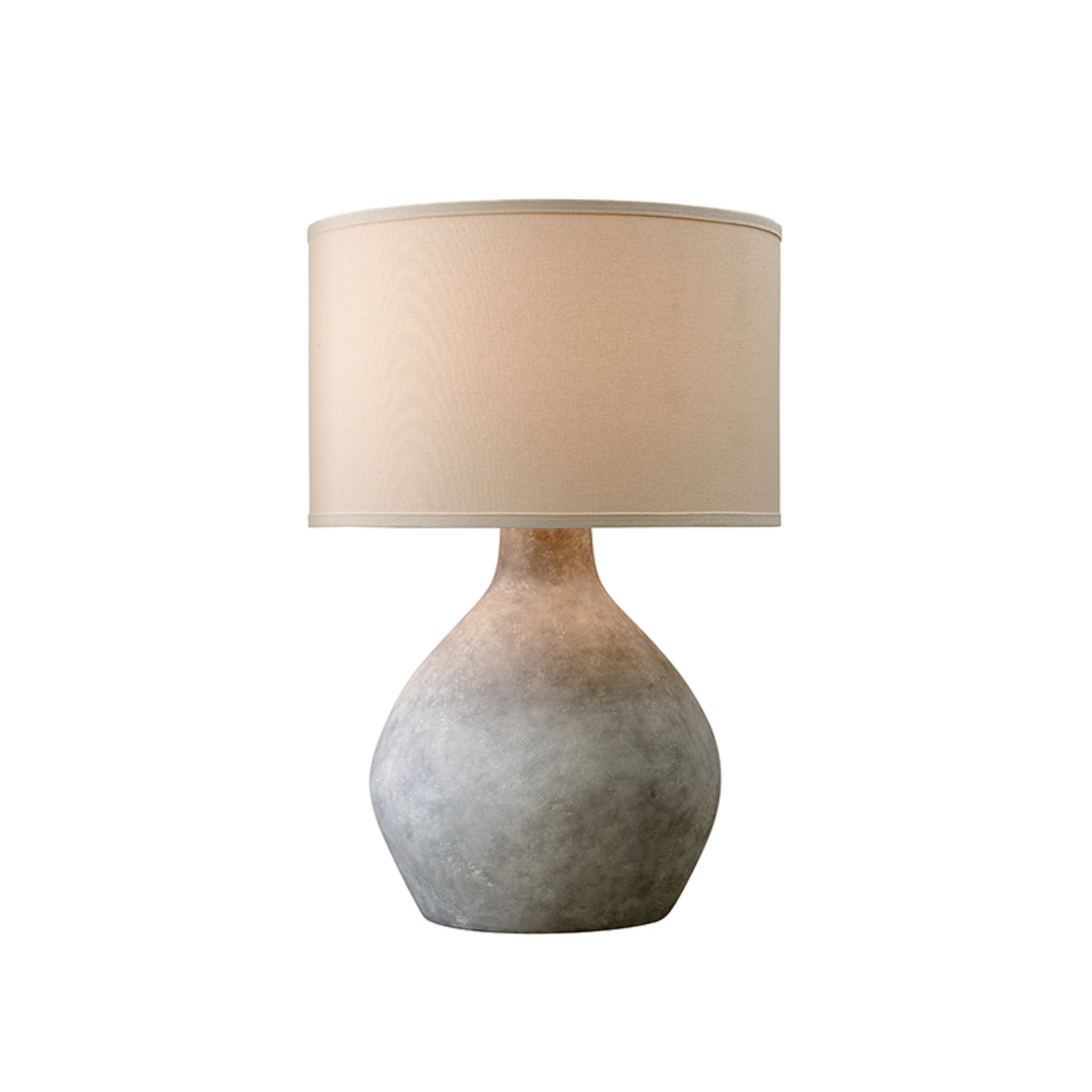 Visual Comfort Classic Swing Arm Wall Lamp in Hand-Rubbed Antique Brass  with Linen Shade