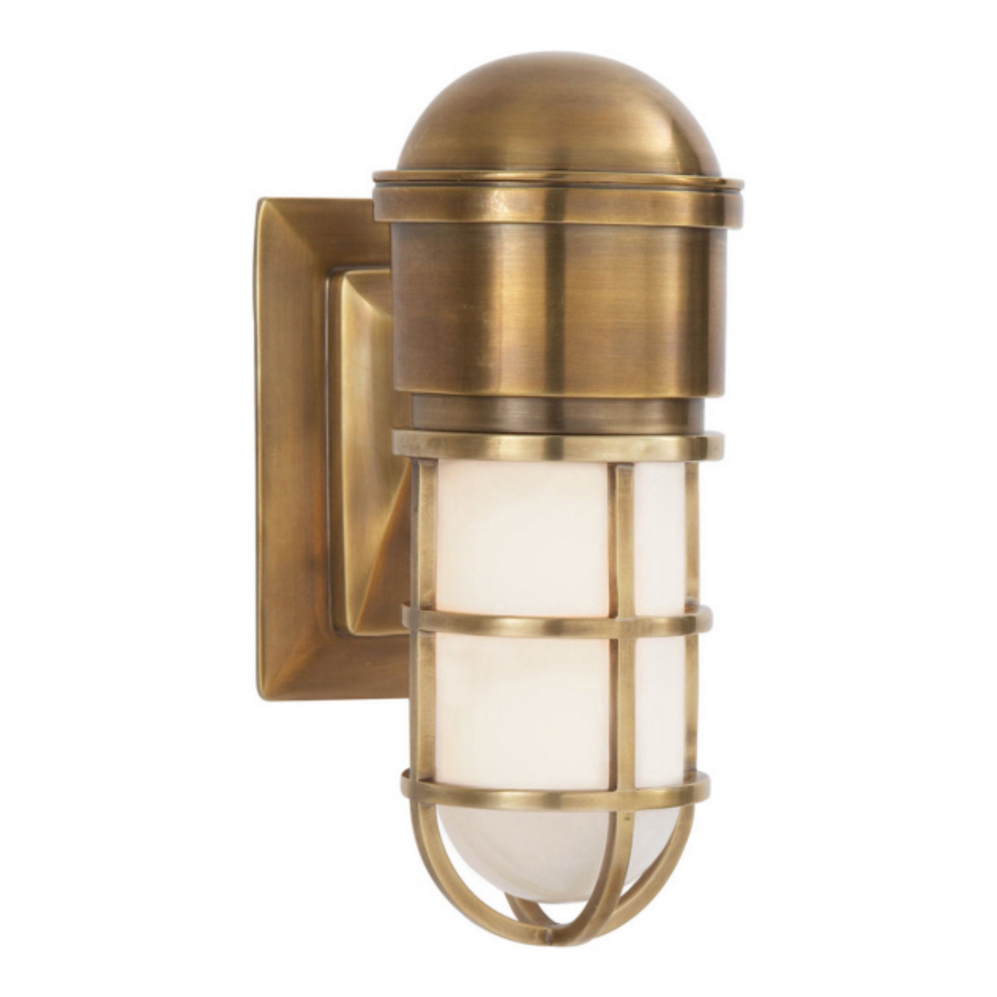 Visual Comfort Signature Wilton One Light Bath Sconce in Hand-Rubbed  Antique Brass finish ( SKU# SL 2841HAB-WG ) for Sale – Black Whale Home
