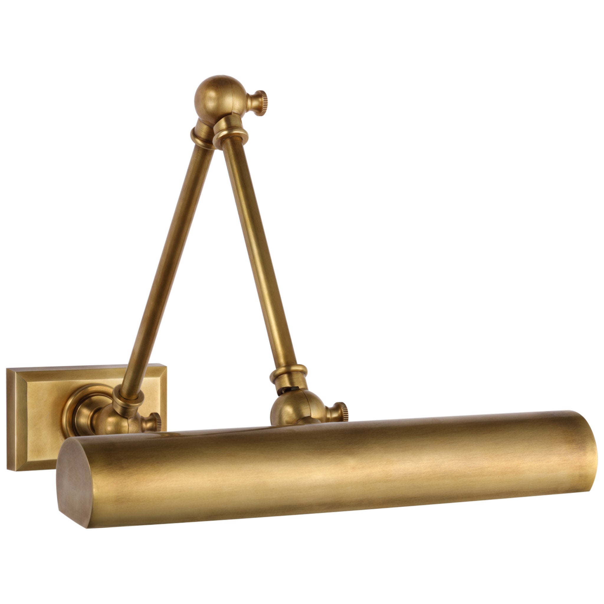 Chapman & Myers Frame Makers 25 watt 8 inch Hand-Rubbed Antique Brass  Picture Light Wall Light