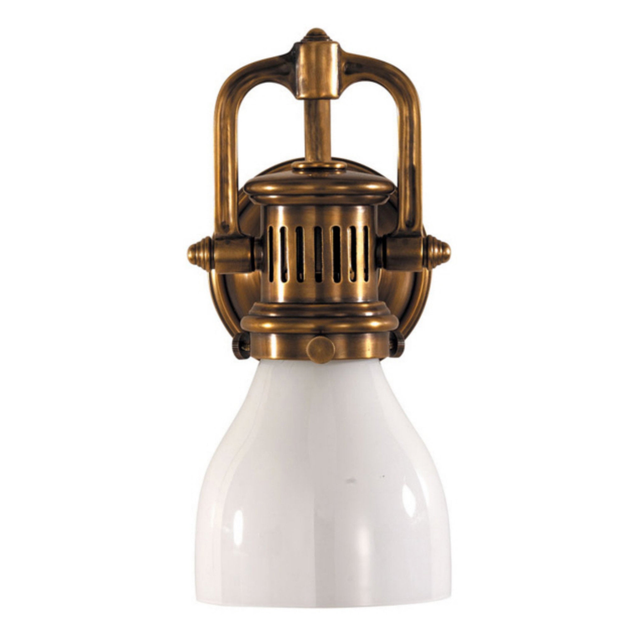 Visual Comfort Signature Canada One Light Wall Sconce in Hand-Rubbed  Antique Brass from Boston Functional collection - SL 2923HAB