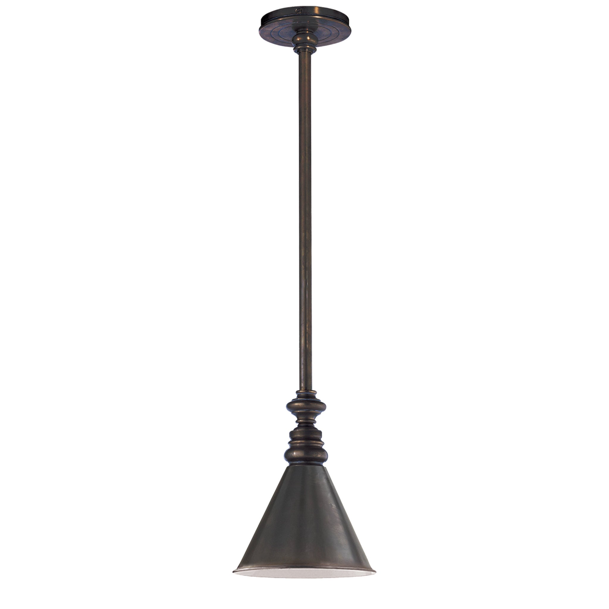 E.F. Chapman Country Industrial Pendant in Bronze by Visual Comfort  Signature, CHC5133BZWG