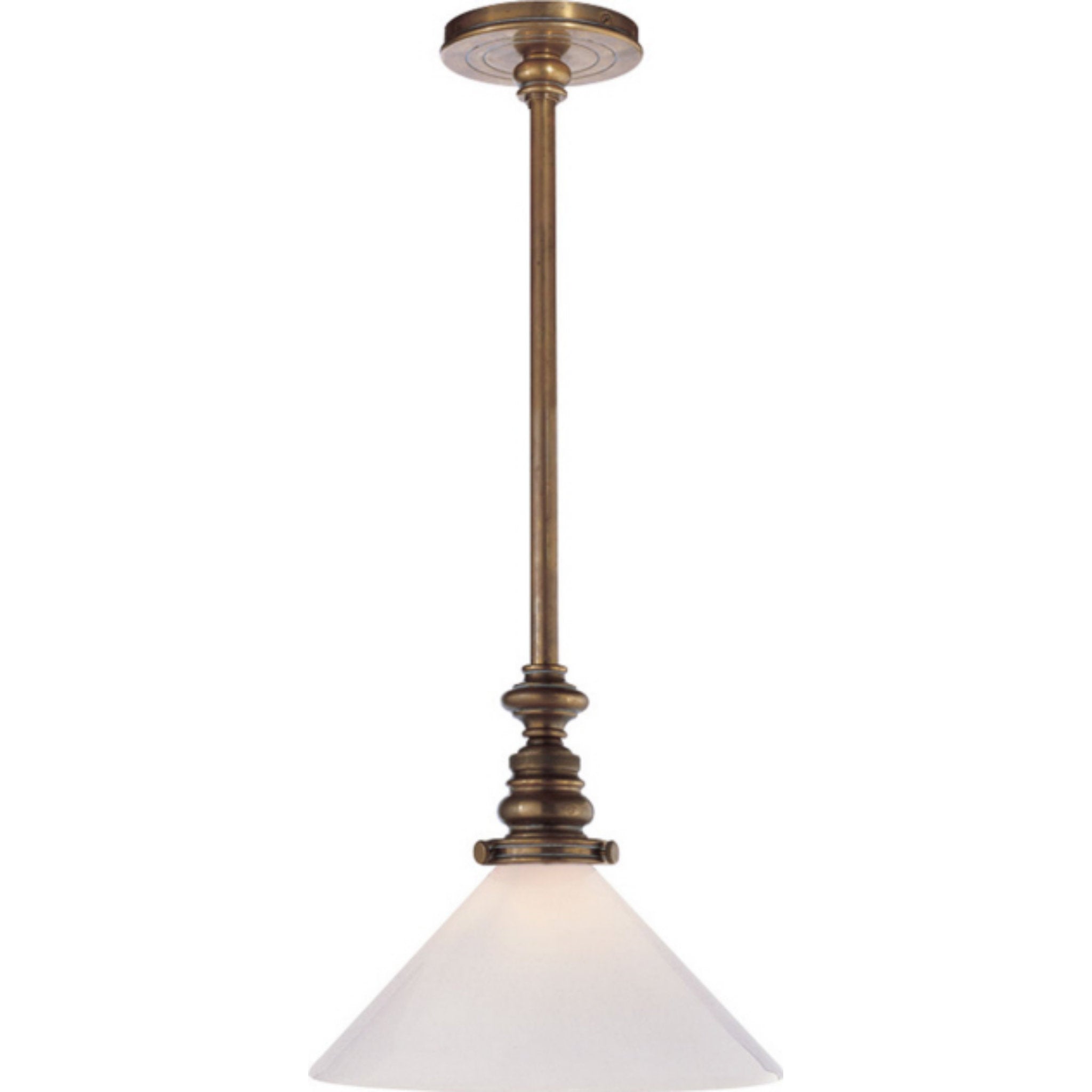 Visual Comfort SLF-AB Antique Brass Factory Shade for SL 5125AB Pendant  Lamp