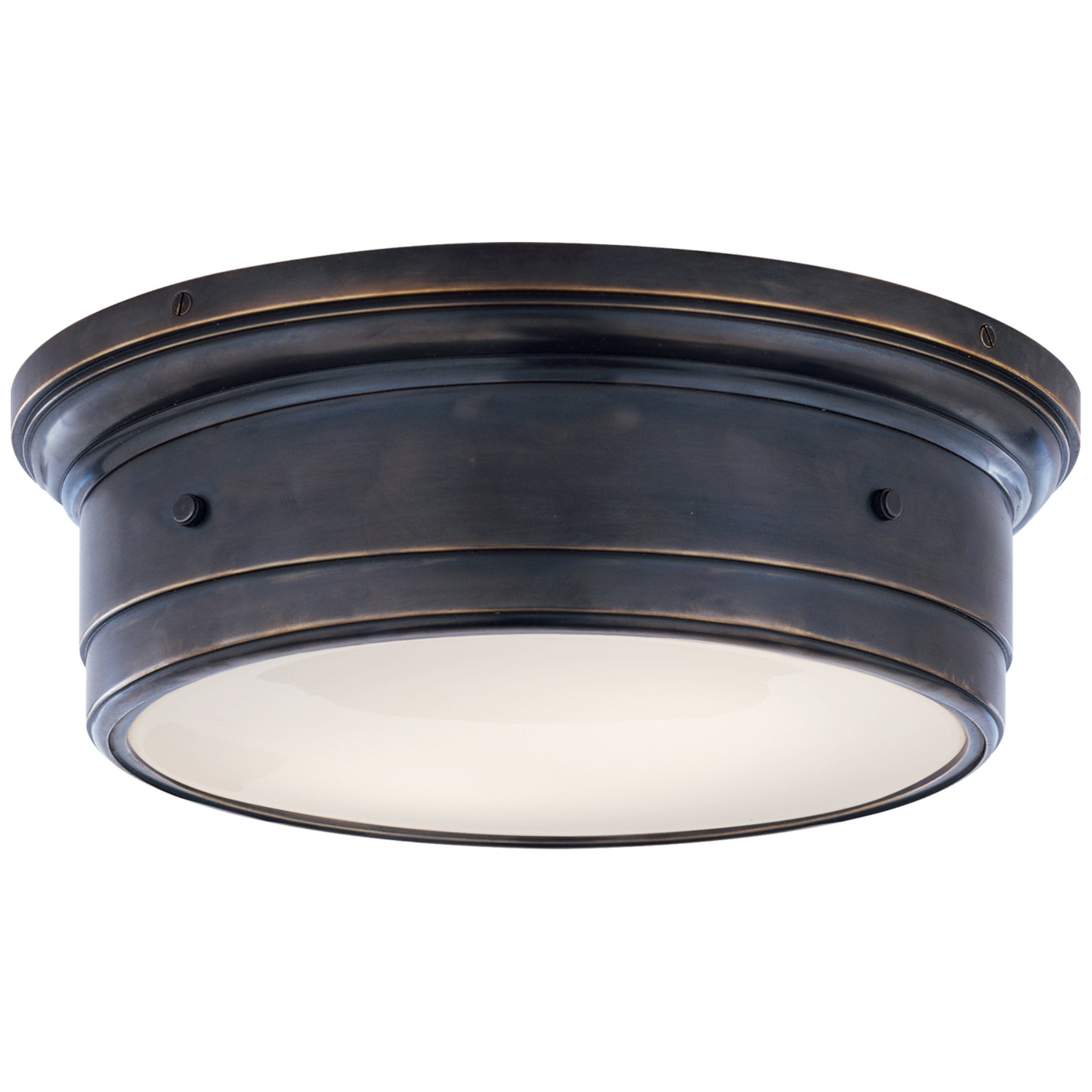 Visual Comfort Signature Tilden Four Light Flush Mount in Hand-Rubbed  Antique Brass finish ( SKU# TOB 4131HAB-WG ) for Sale – Black Whale Home