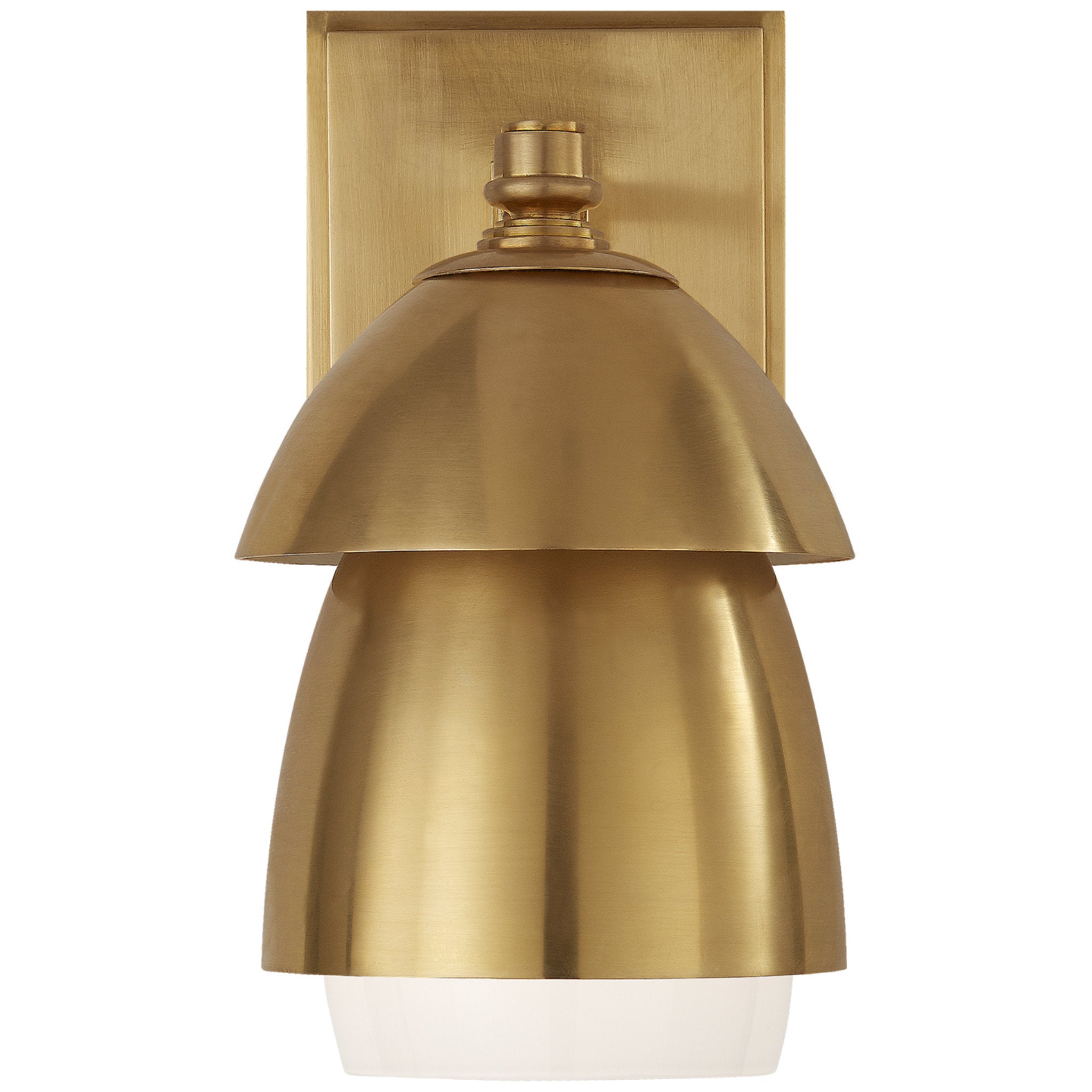 bronze and hand-rubbed antique brass sconce – Lauren Liess