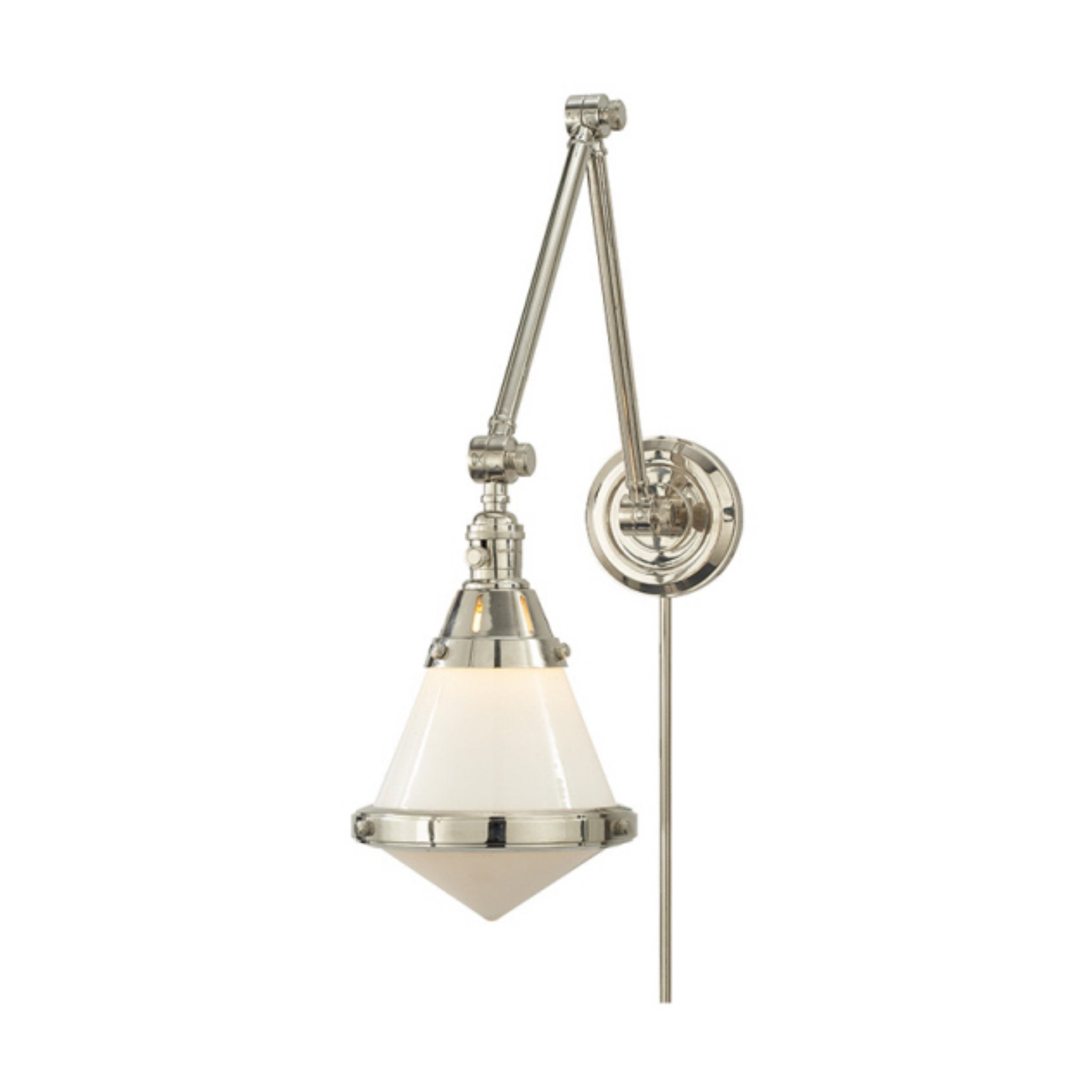 TOB2097HAB by Visual Comfort - Anders Small Articulating Wall Light in  Hand-Rubbed Antique Brass