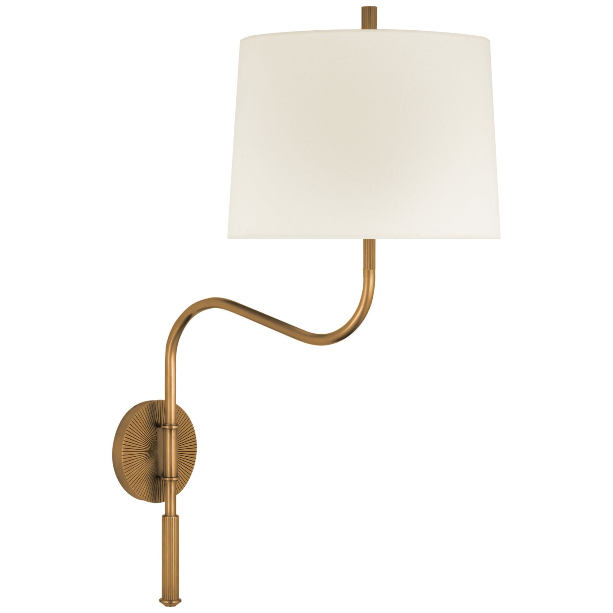 Visual Comfort Signature Collection  Visual Comfort TOB2723BZ/HAB-BZ  Thomas O'Brien Turlington LED 8.75 inch Bronze and Hand-Rubbed Antique Brass  Sconce Wall Light, XL