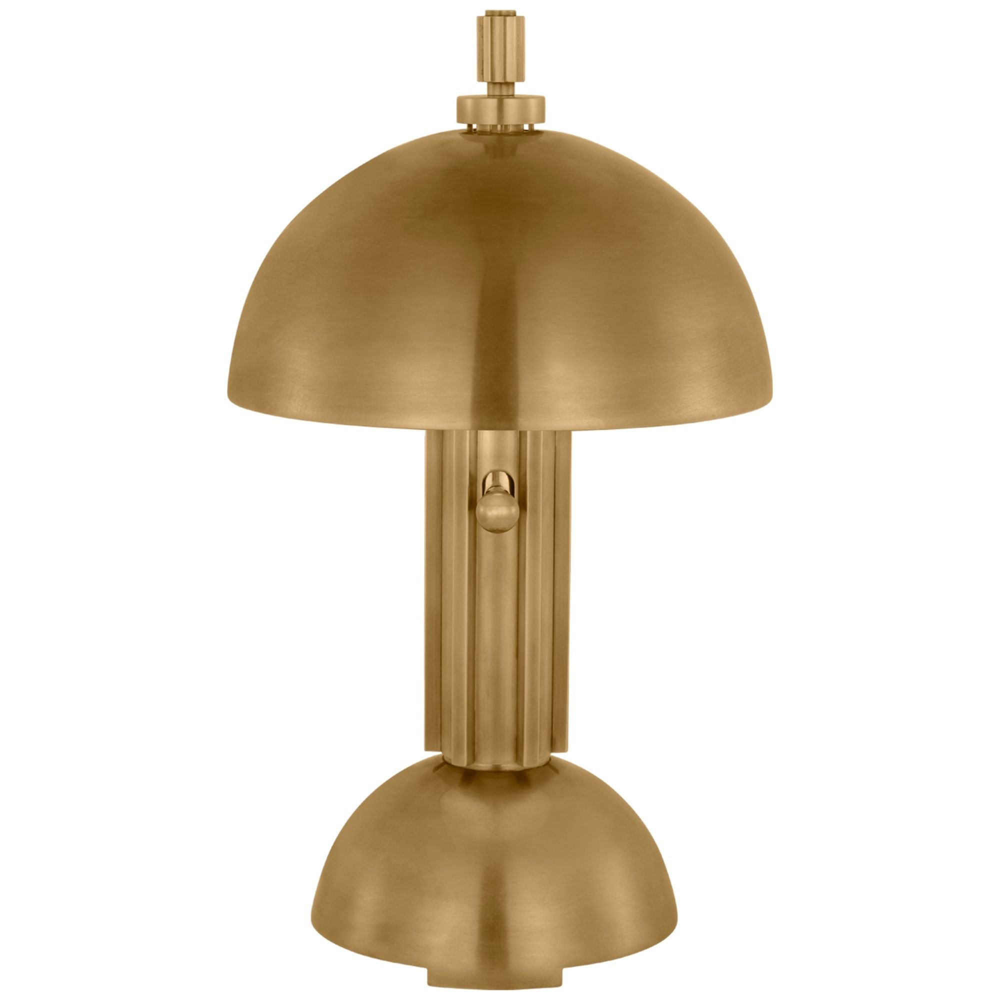 BUSSMAN Wall or Table Antique Brass Lamp