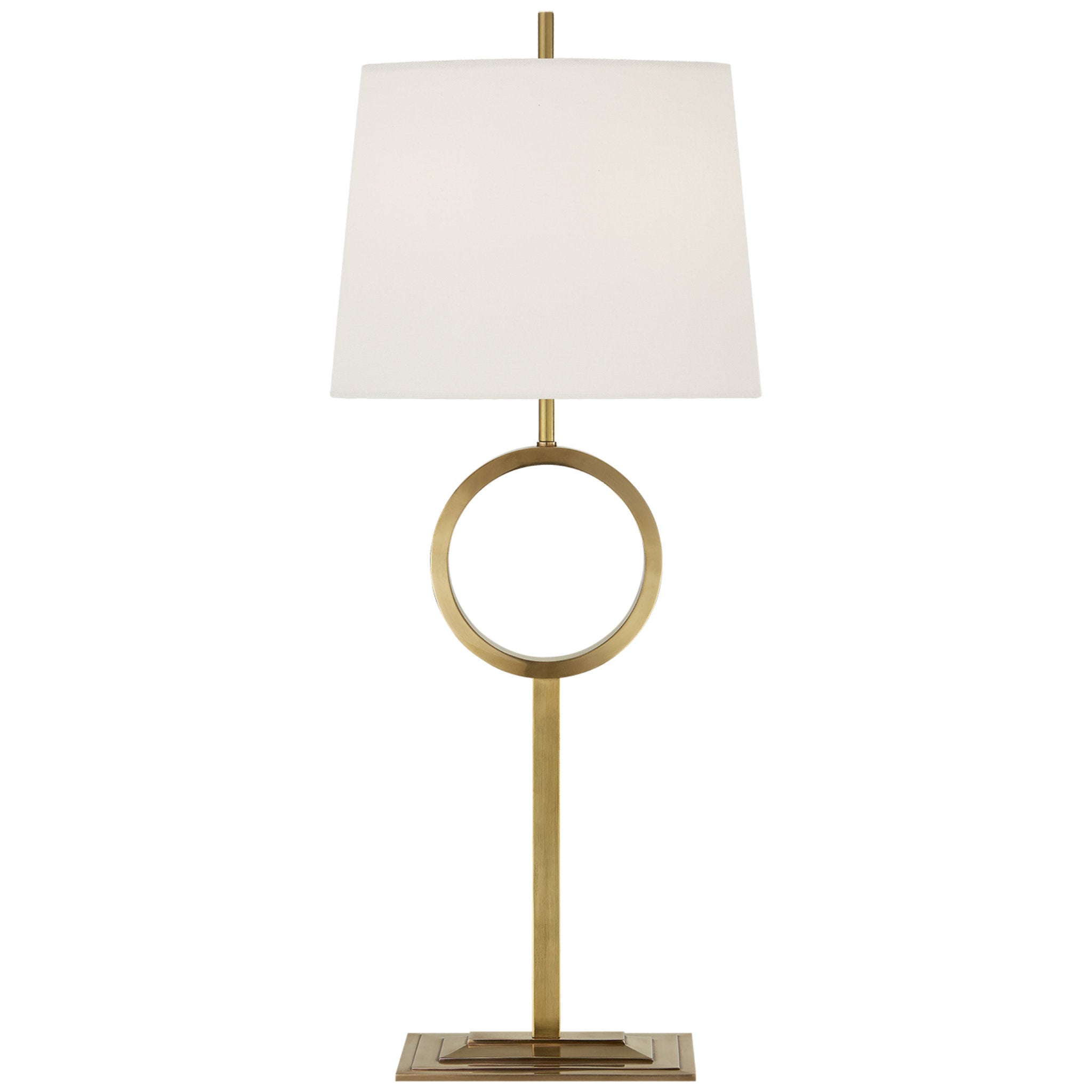 Simone Aged Brass Floor Lamp | Bassett Furniture