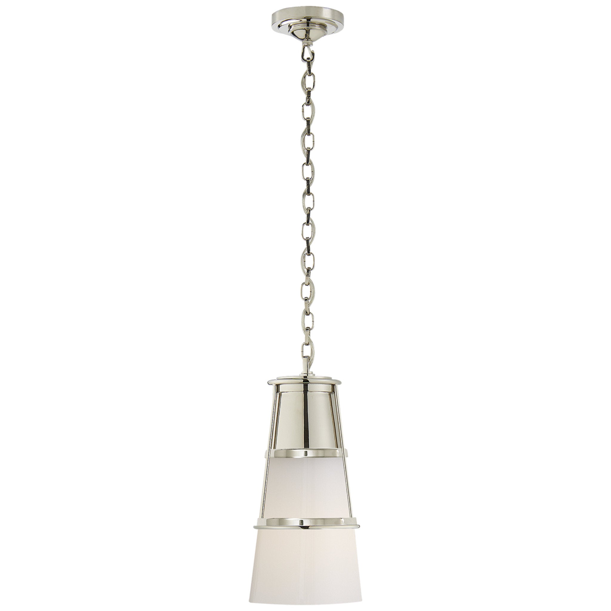 TOB5753HABCG by Visual Comfort - Robinson Large Pendant in Hand-Rubbed  Antique Brass with Clear Glass