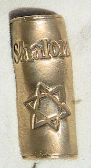 BronzClay mezuzah