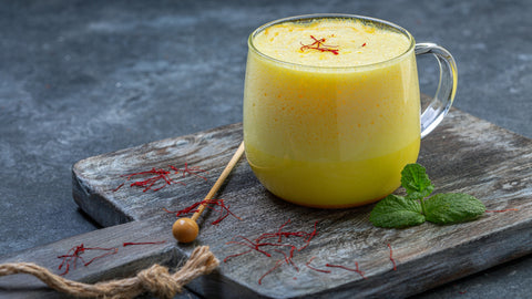 Spicy Saffron Milk