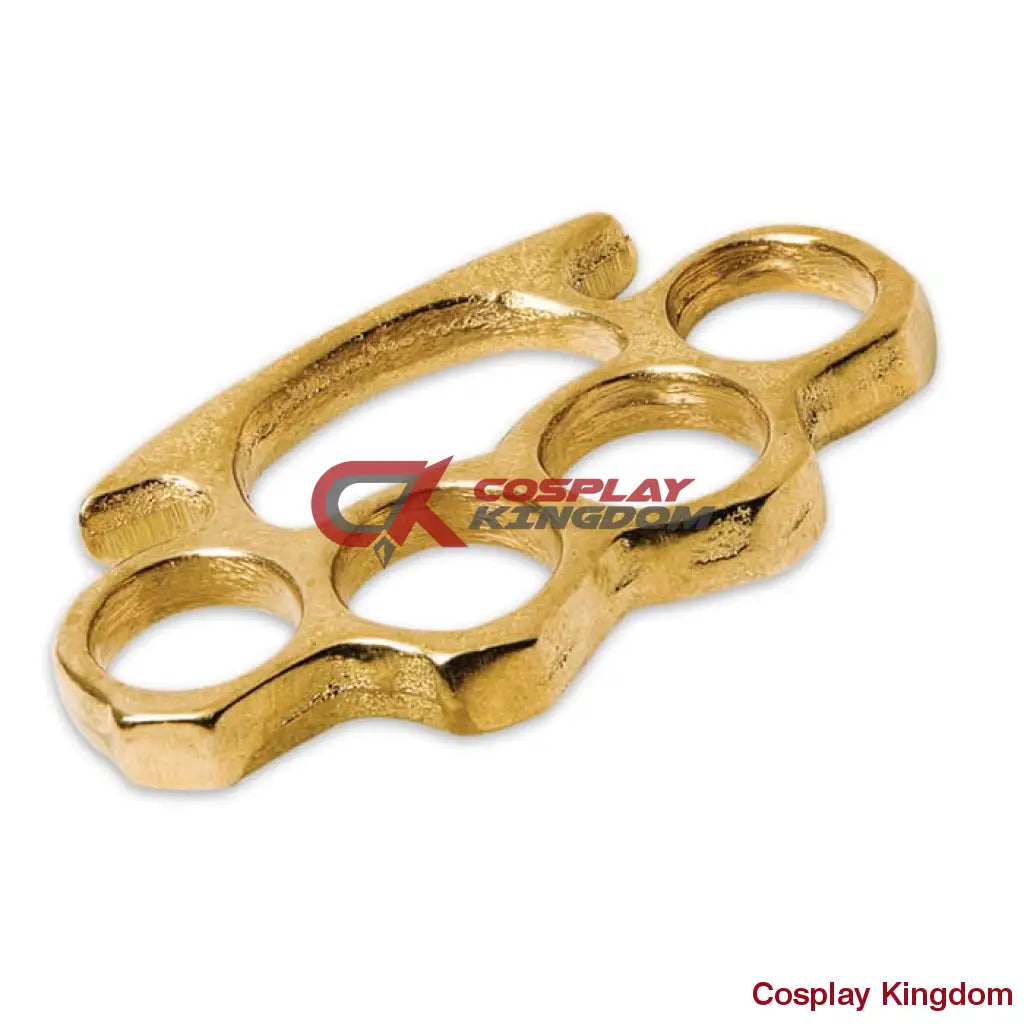 Brass Knuckles - Heavy Duty 1/2 Pound Paperweight - Cosplay Kingdom