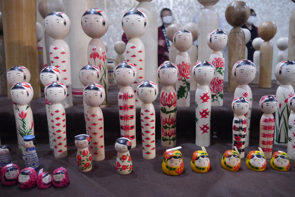 Kokeshi dolls by sachiko saito