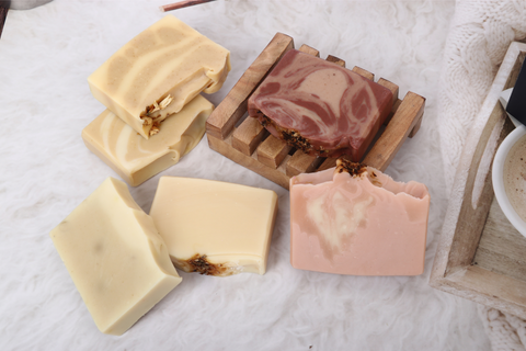 Artesan natural handmade soaps enriched with essential oils