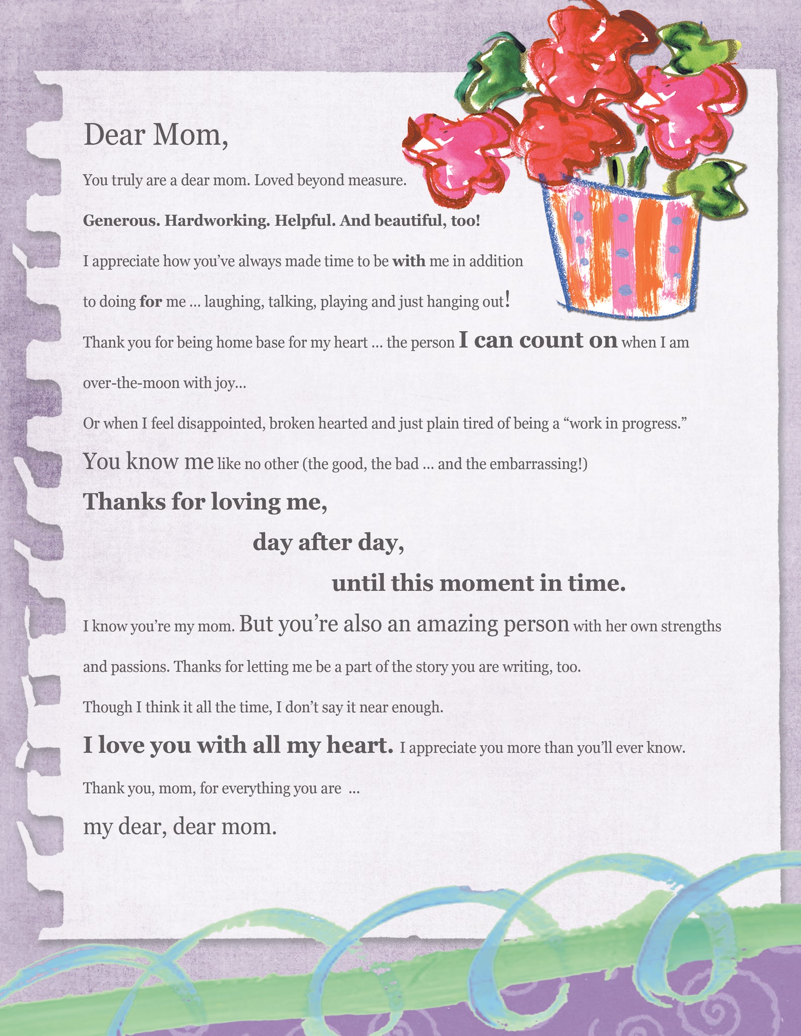 Dear Mom Letter (Digital Download) – Marianne Richmond