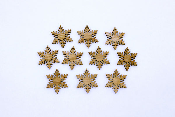 Mini Snowflake Ornaments~Set of 10 – Personalize It!