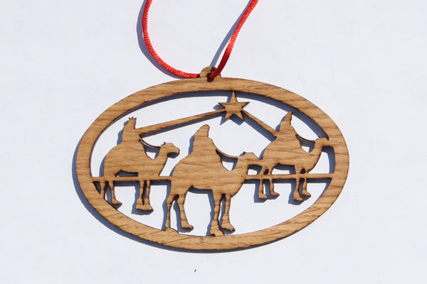 Wisemen Wooden Ornament – Personalize It!