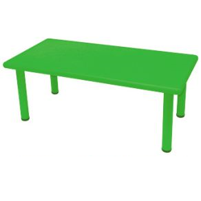 plastic rectangular table