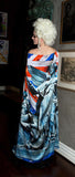 Statue On Union Jack – Satin Silk