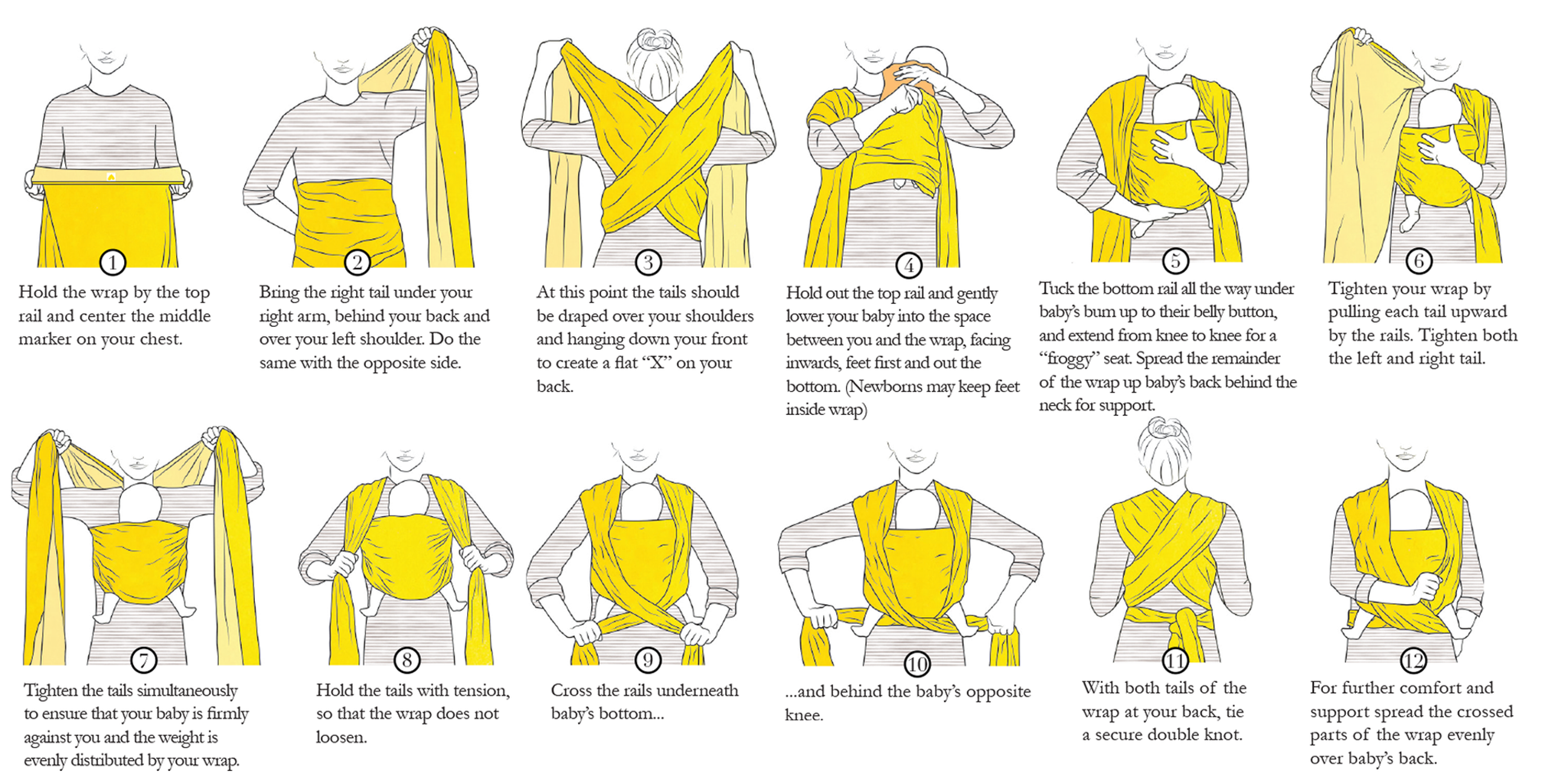 sling baby carrier instructions