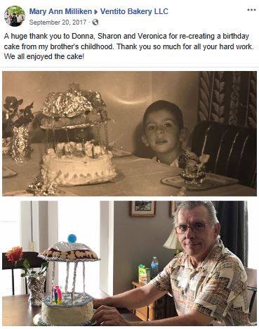 Birthday Cake moment recreated after all these years