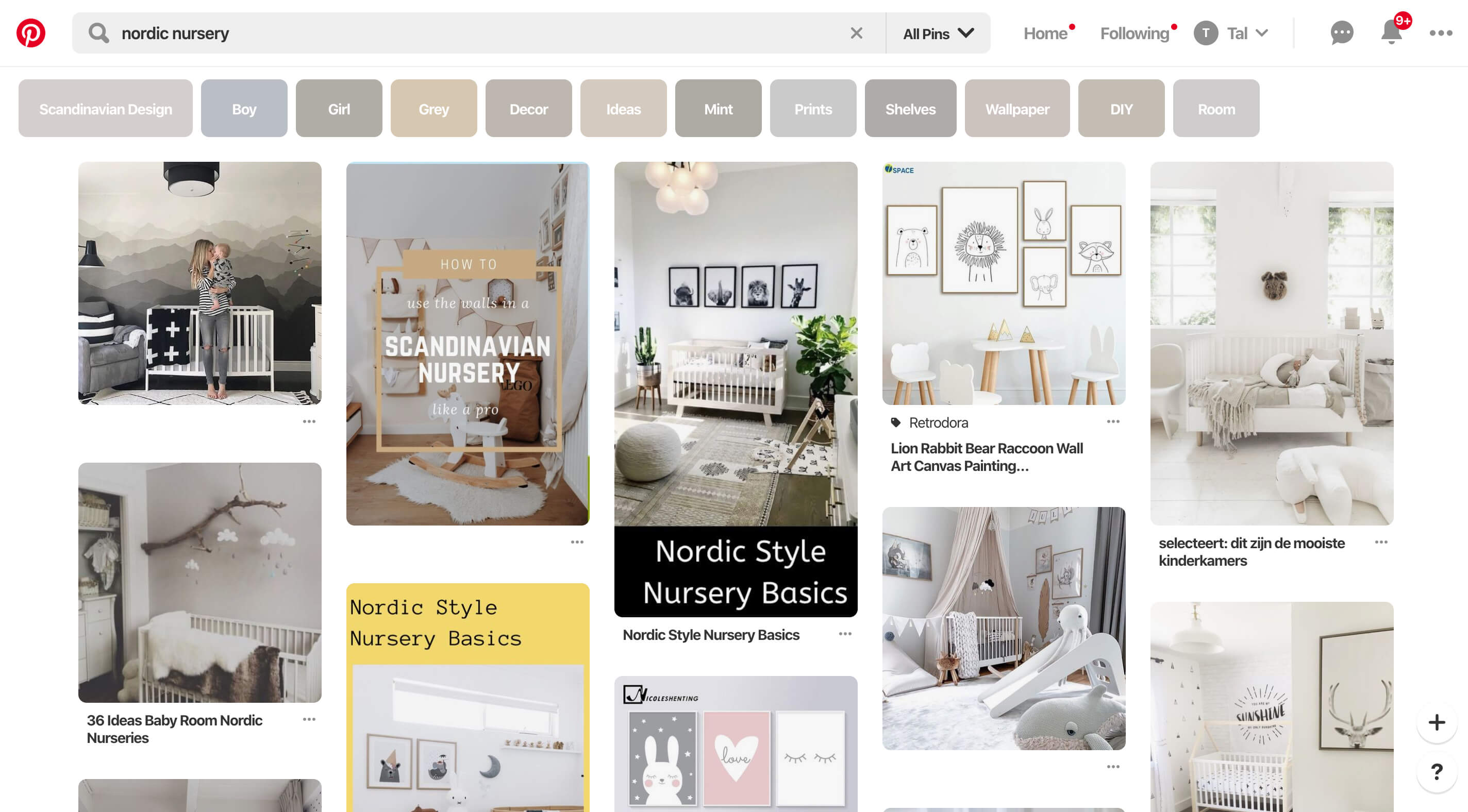 עיצוב חדר לתינוק בבלוג של רומז - פינטרסט