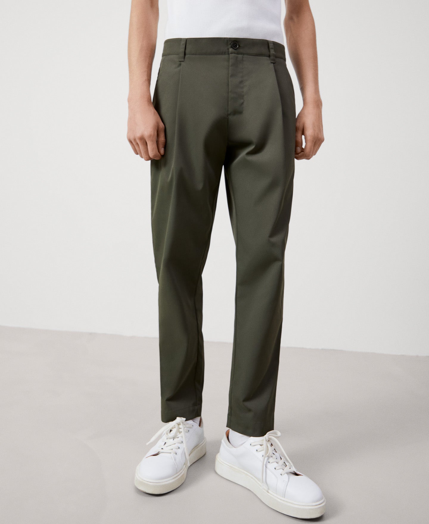 Designer Baldinini Trend Elegant Army Chino Trousers for Men | Grailed