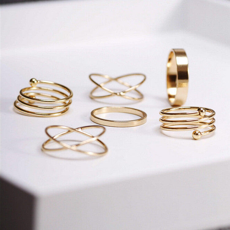 Tamia 6 Piece Ring Set