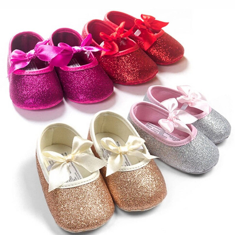 Bling Metallic Glitter Baby/Toddler Moccasins