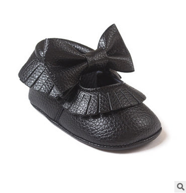 black baby moccasins