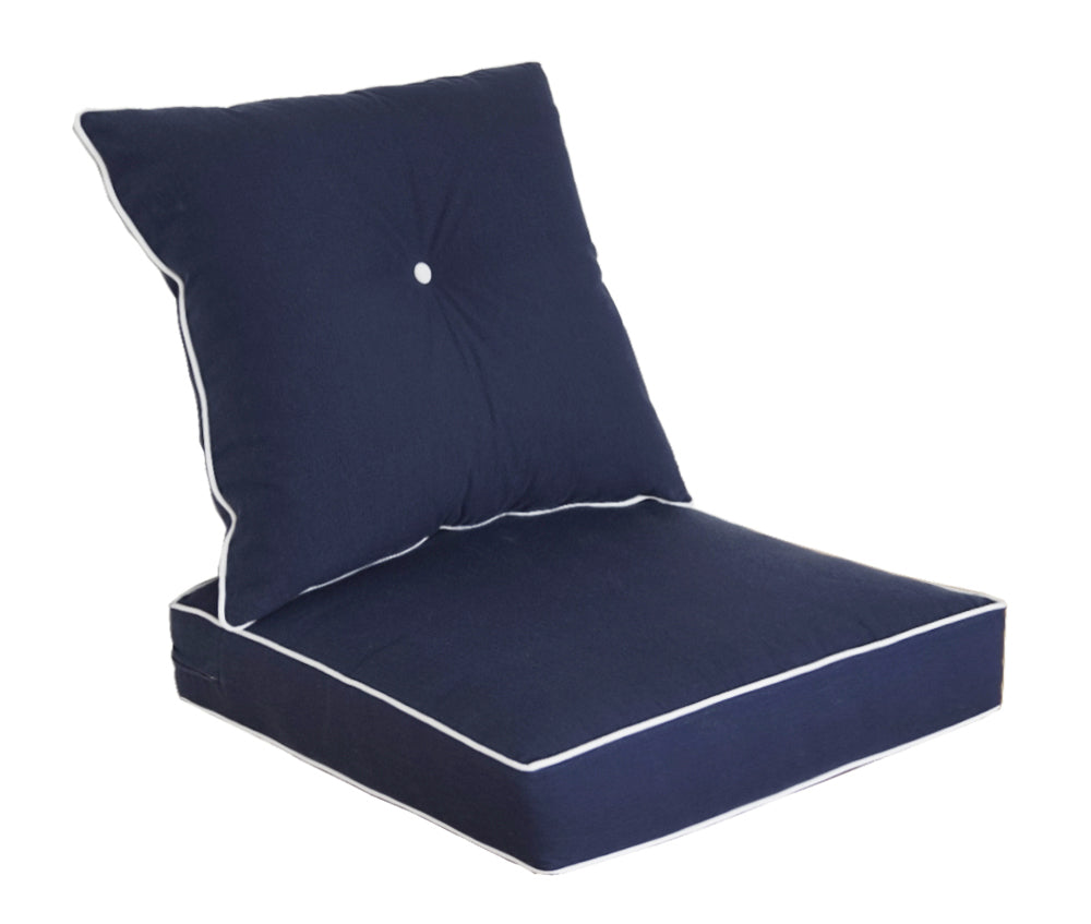 Navy Blue Deep Seat Cushion Bossima Usa Outdoor Furniture