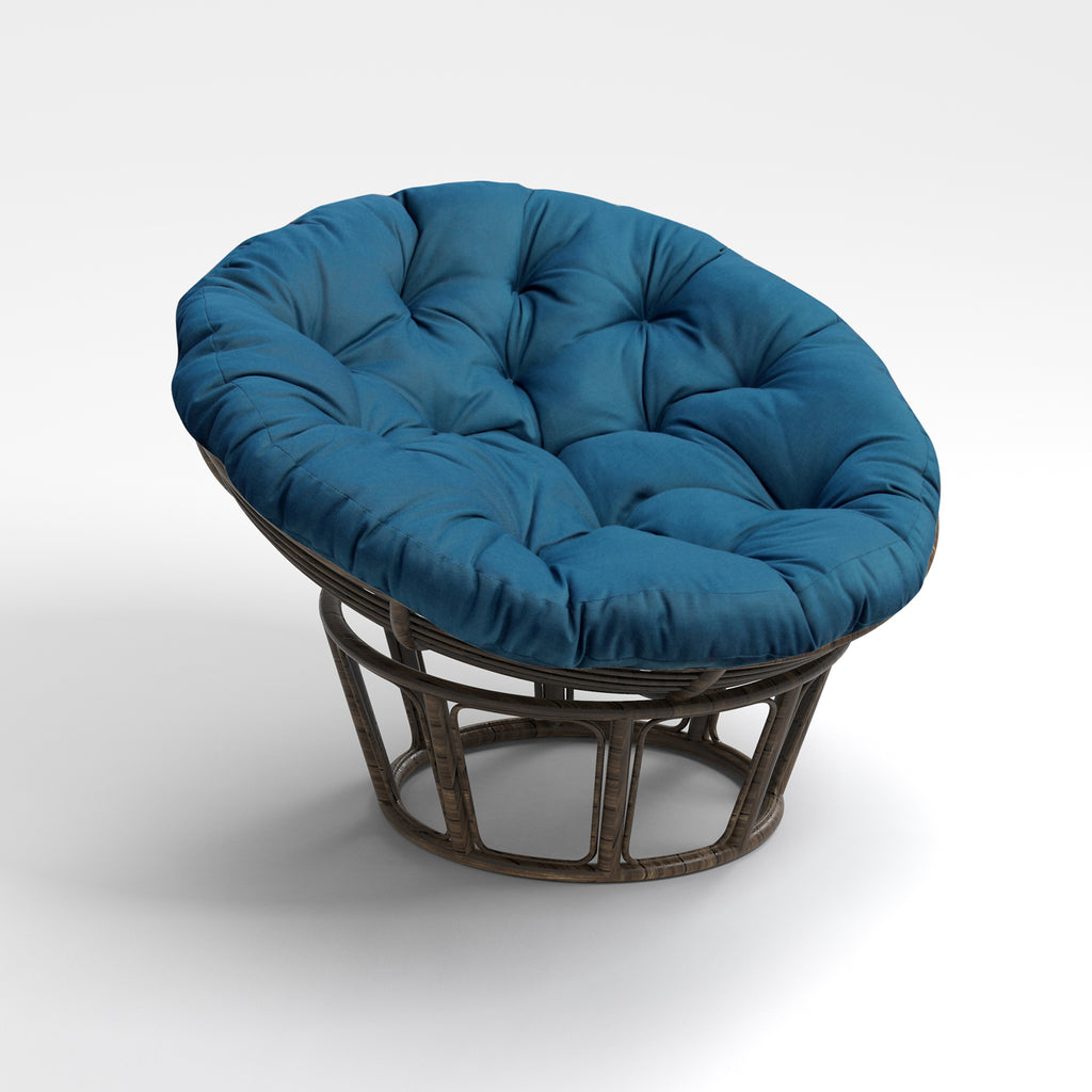 teal papasan chair