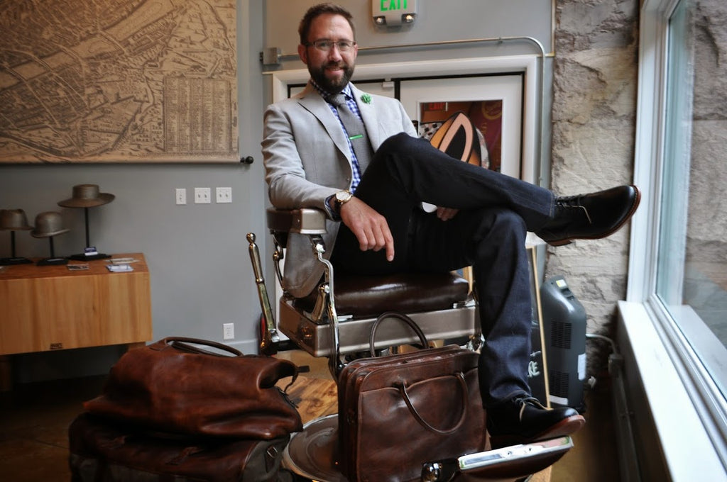 Dapper Gents Grooming Lounge owner Brent Oberlink