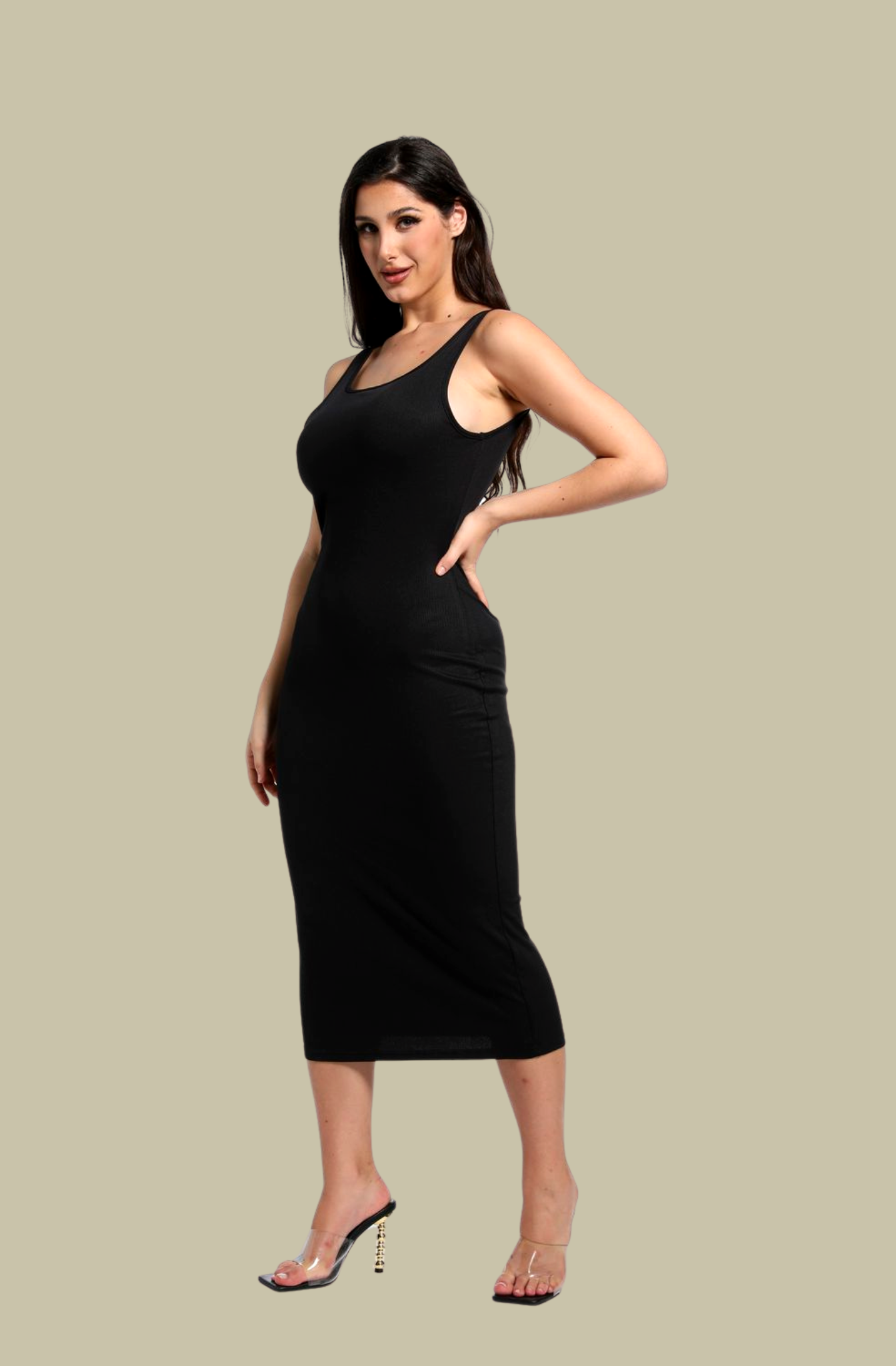 Built-In Shapewear Slip Maxi Lounge Dress – Shapeey