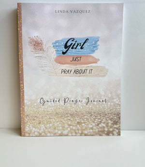 Girl Just Pray About It Prayer Journal for Women | Guided Prayer Journal - Que Linda Stationery Shop - Christian Journal For Women