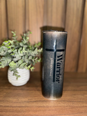 Warrior ( Ephesians 6:13) Christian Tumbler - Que Linda Stationery Shop