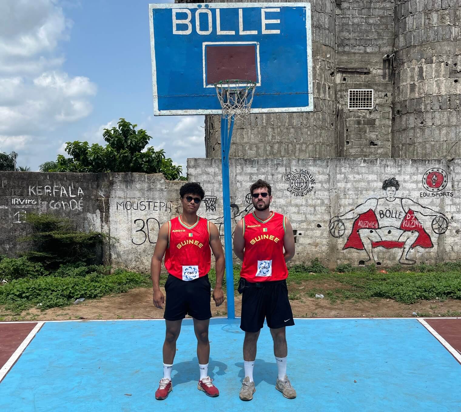 Terrain de basketball