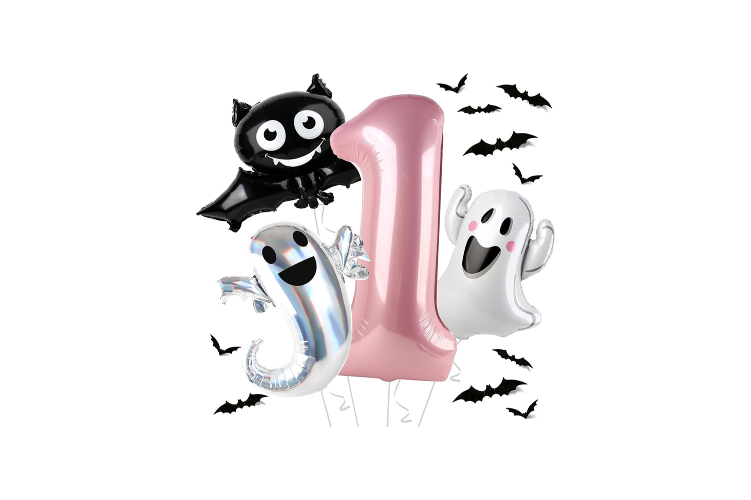 one spooky babe birthday party balloons