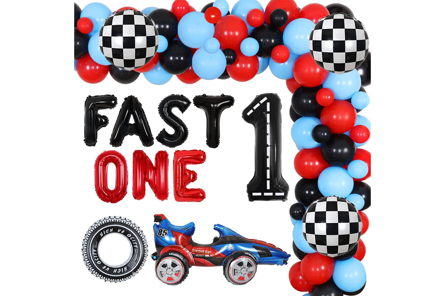 fast one balloon arch