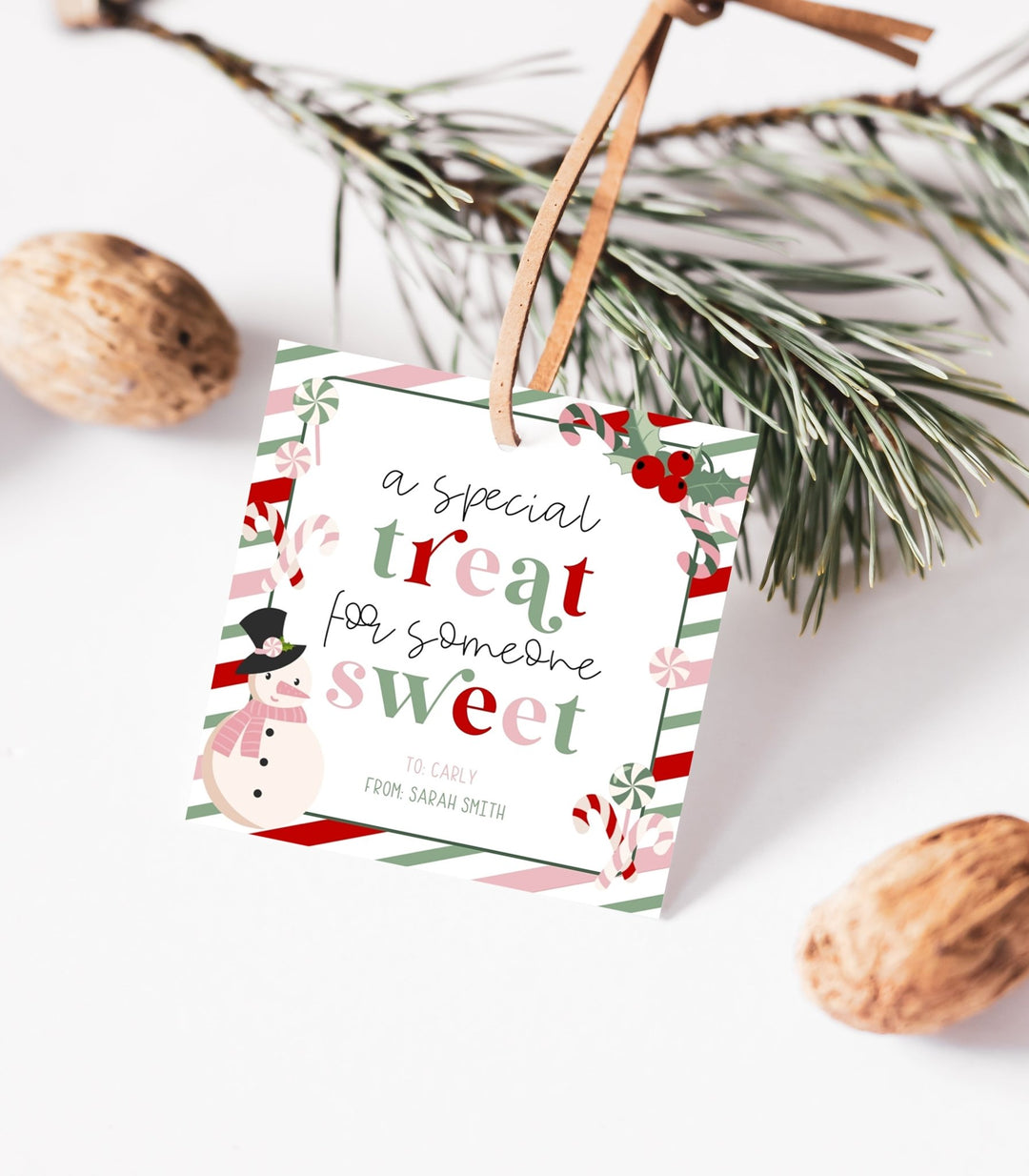 A Christmas Treat For Someone Sweet Free Printable Gift Tags