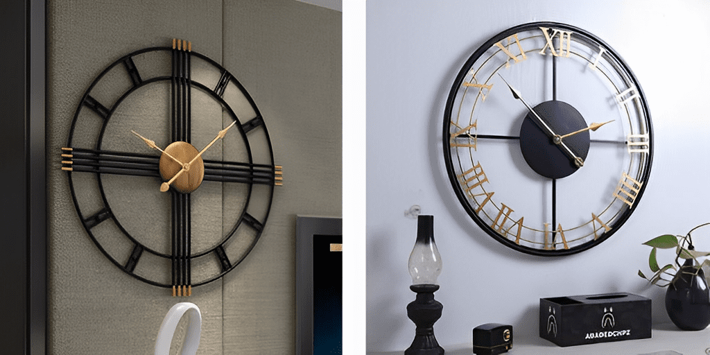 industrial wall clock