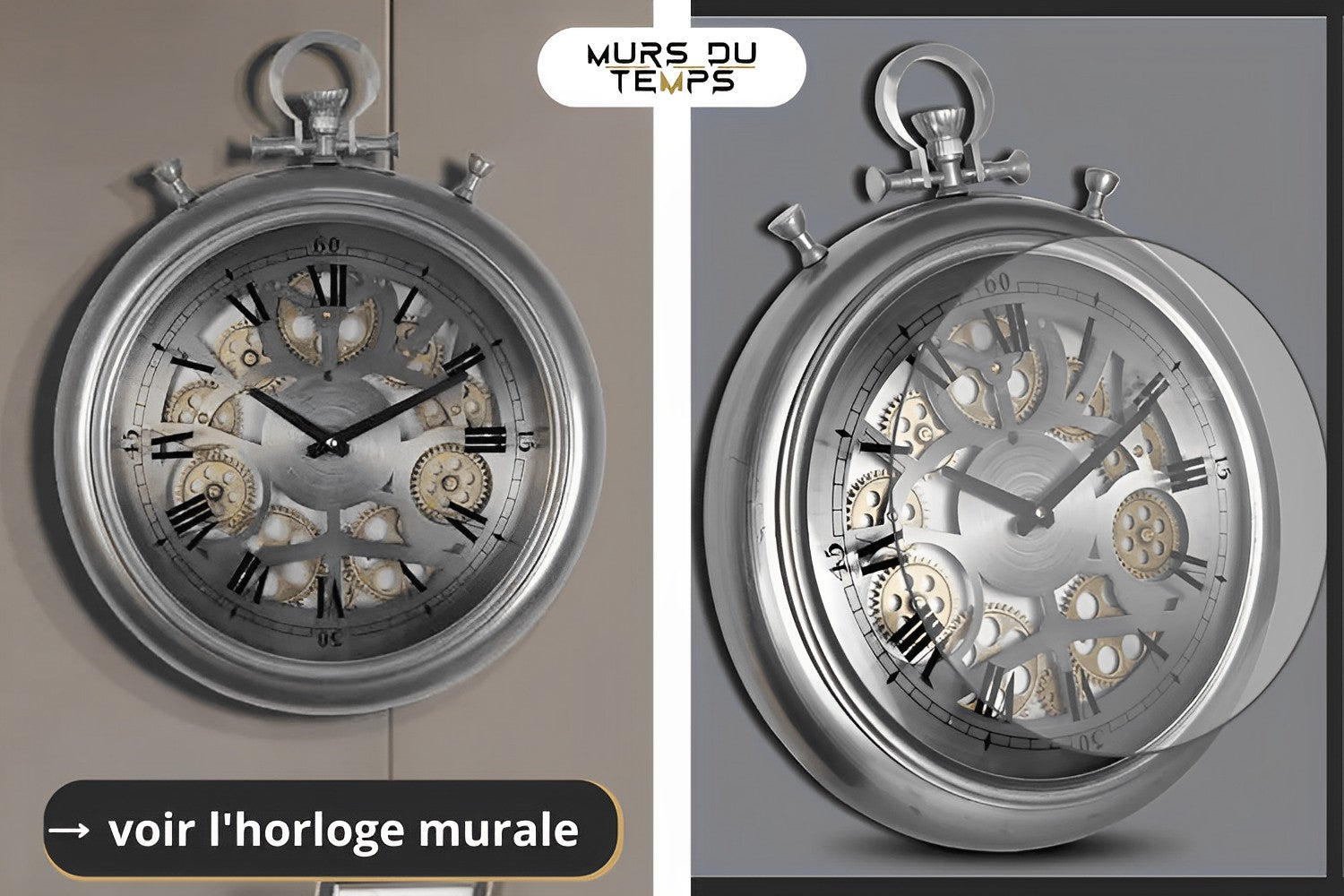 Horloge Rouage Tournant