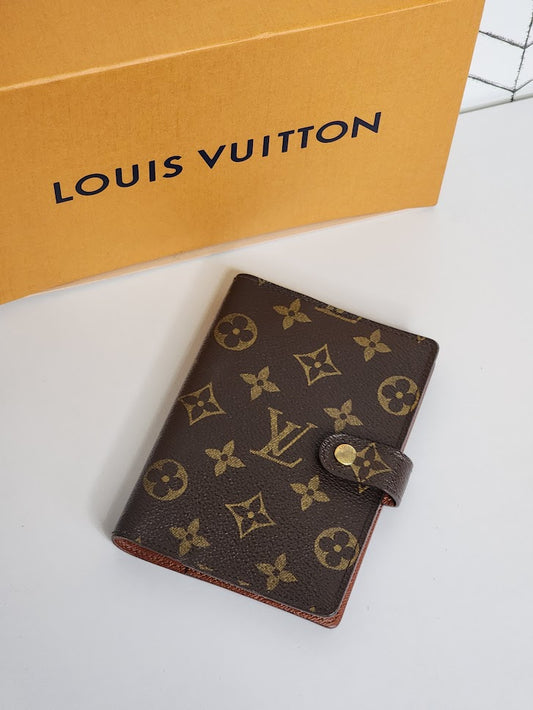 Louis Vuitton Monogram Small Ring Agenda Cover