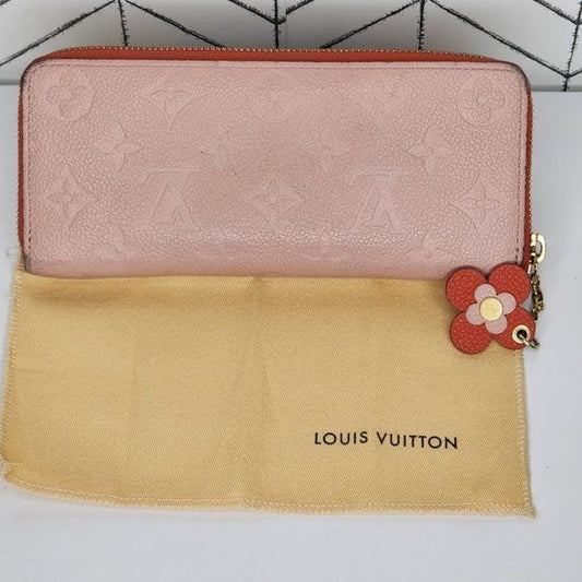 Auth Louis Vuitton Monogram Empreinte Amplant Portefeuille Curieuse Long  Wallet