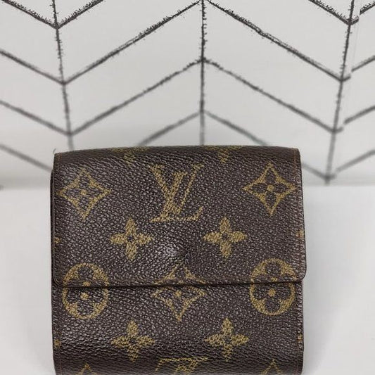 LOUIS VUITTON Monogram Elise Trifold Wallet