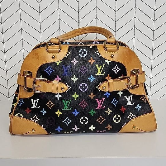 LOUIS VUITTON Monogram Multicolor Alma PM White 1289204