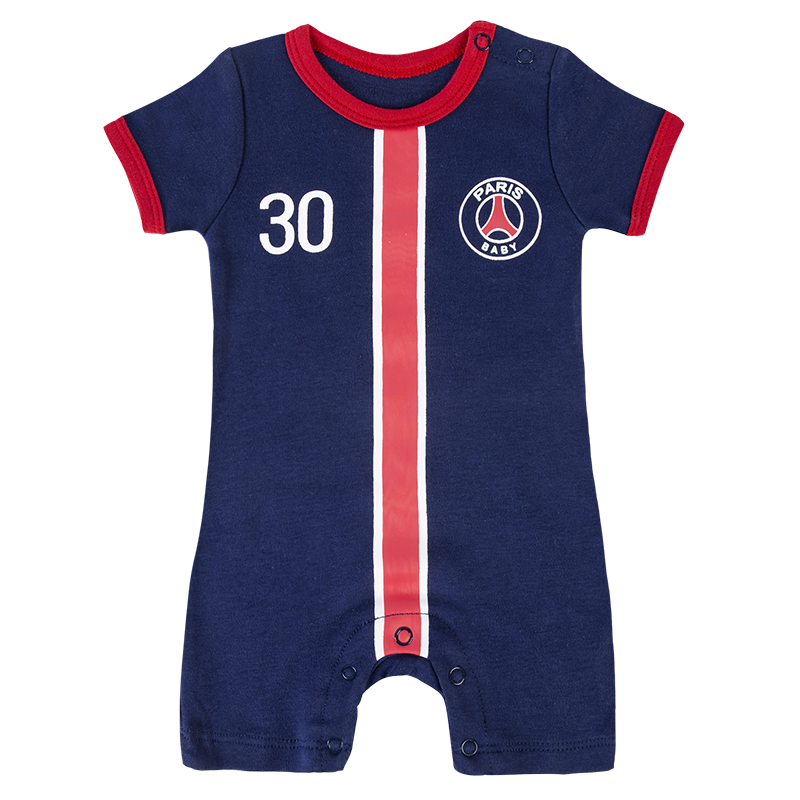 Camiseta fútbol para bebé de París, mono mameluco para re – BBK